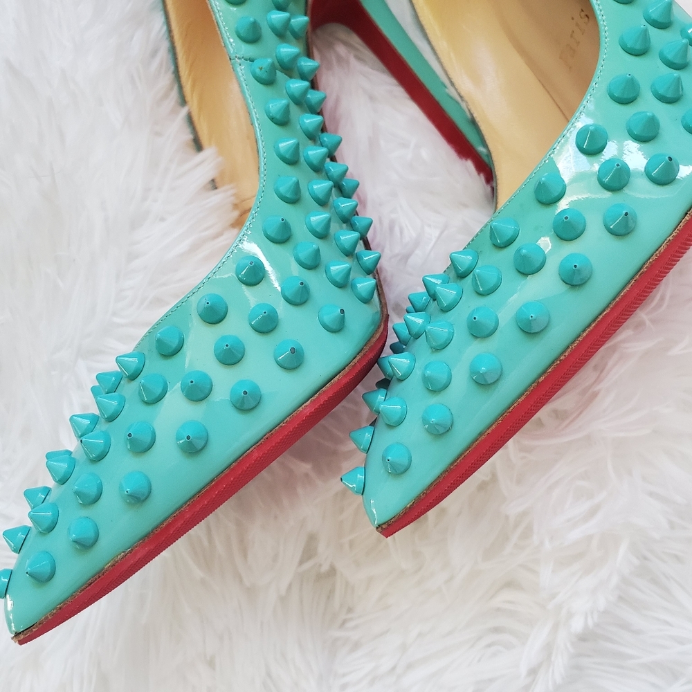 Christian Louboutin Pigalle Spikes 120 Patent - Picture 4 of 8